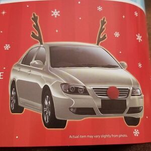 Christmas Rudolph Reindeer car nose Antlers